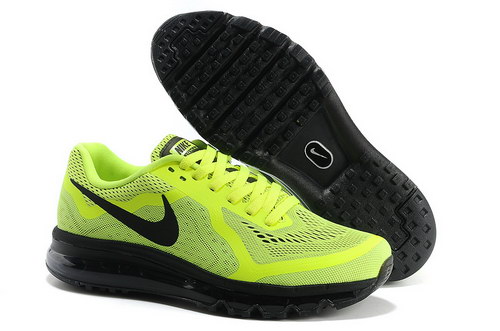 Mens Nike Air Max 2014 Green Black Discount
